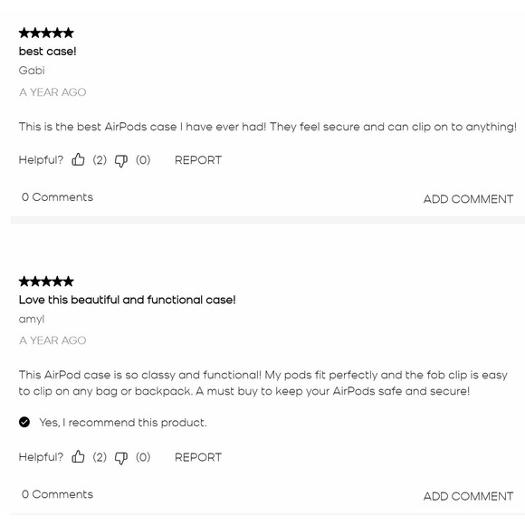 LEATHER CLIP CASE FOR AIRPODS MICHAEL KORS PALE GOLD & GOLD HARDWARE - Picture 5 of 6